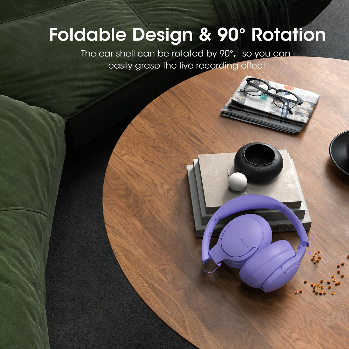 DOQAUS included 3.5mm cable for wired listening when wireless isn't preferred