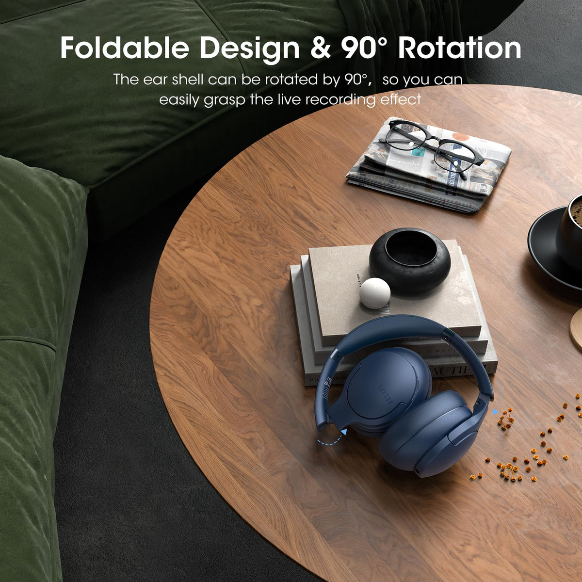 DOQAUS label and driver specs closeup highlighting audio quality