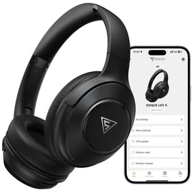 DOQAUS LIFE 5 front packaging showing key features and battery benefit