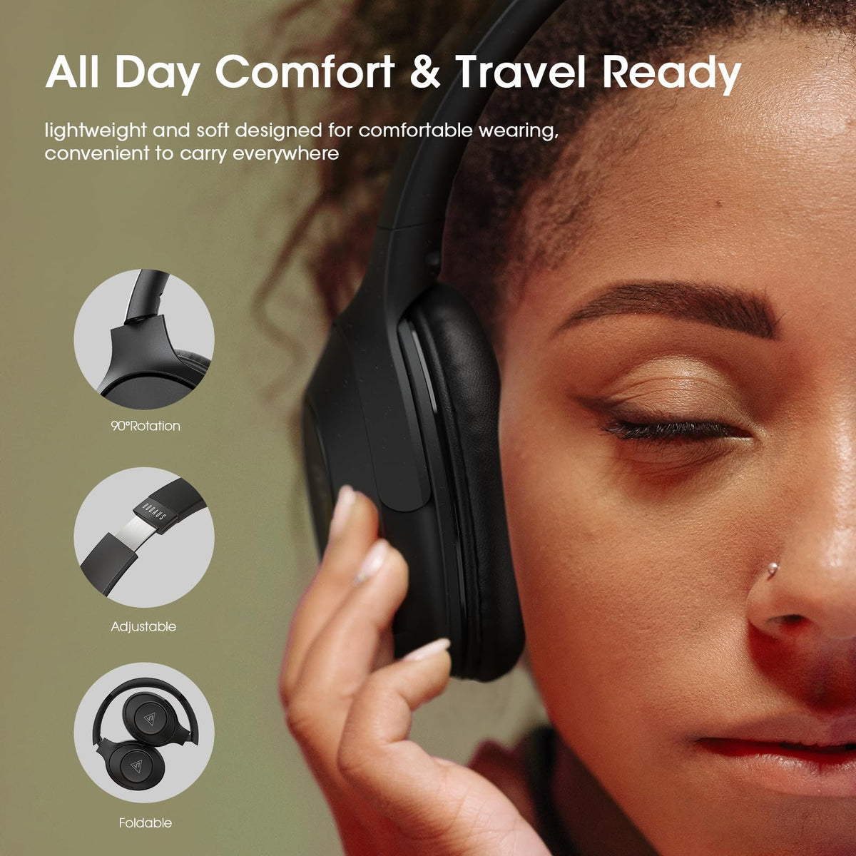 DOQAUS LIFE 5 wired aux and ports showing uninterrupted playback option
