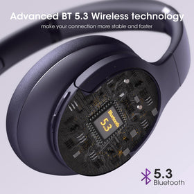 DOQAUS over-ear headphones 3-eq-modes for customized sound