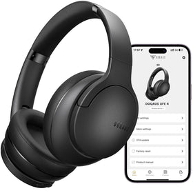 DOQAUS over-ear headphones with 90h battery life for all-day listening