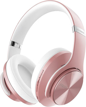 DOQAUS over-ear headphones highlight 90h playtime for extended listening sessions.