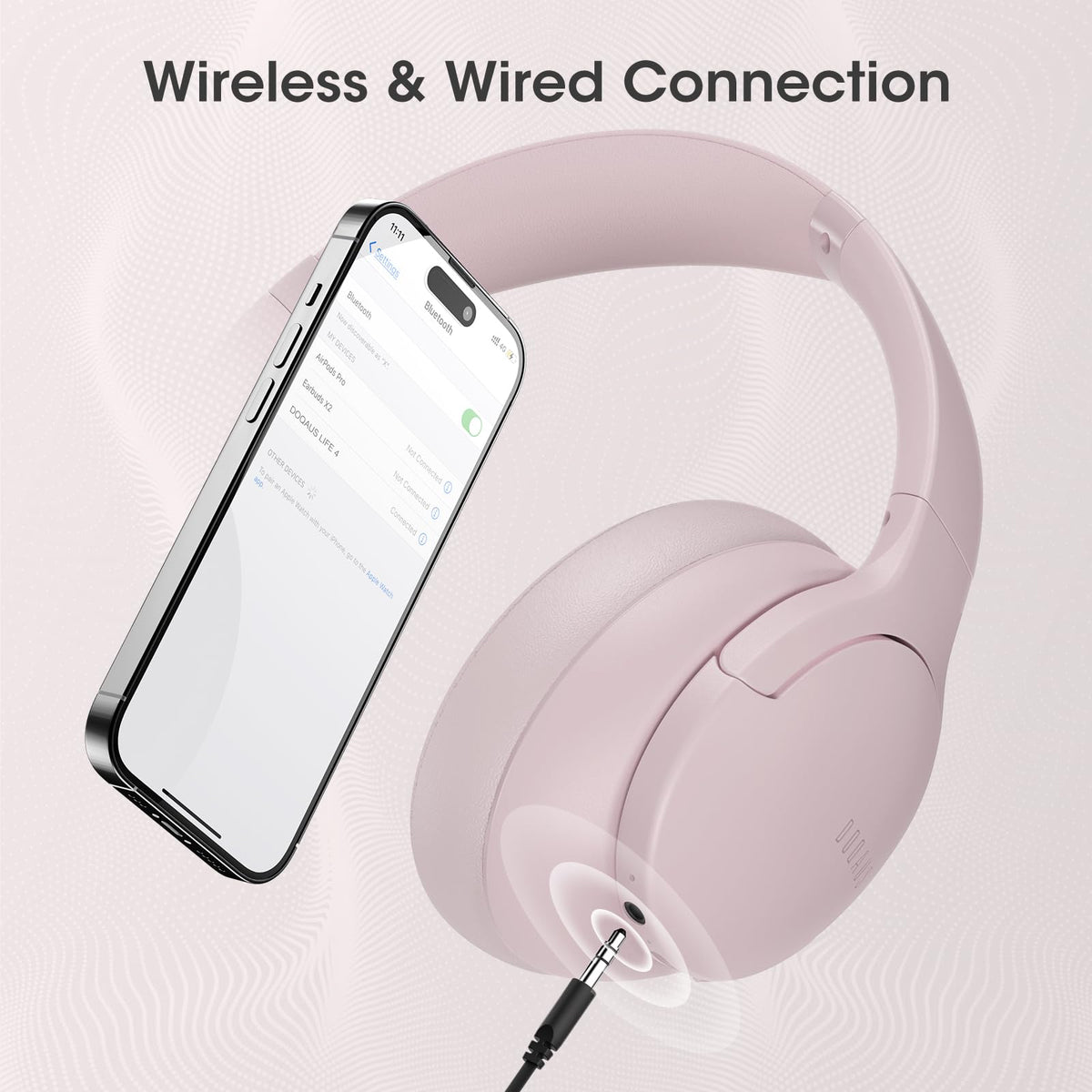 DOQAUS quick charge in 10 minutes adds hours of playback