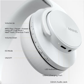 DOQAUS held in hand for size comparison showing lightweight portability benefit