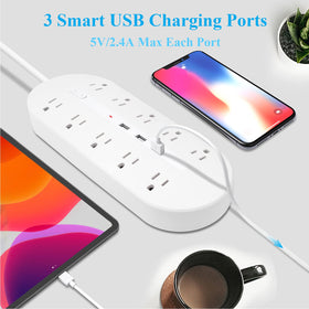 Dorggi 6.6 ft extension cord offering flexible placement in a room setup.