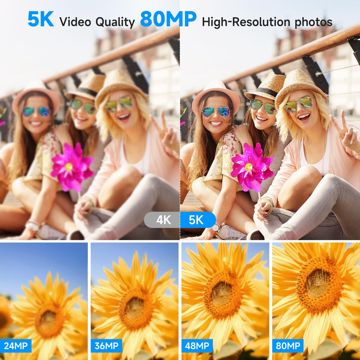 Dorida 80MP photos deliver detailed images ideal for keepsakes and prints