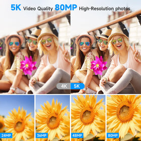 Dorida 80MP photos deliver detailed images ideal for keepsakes and prints