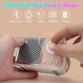 Dosmix retro speaker in kitchen decor shows how music complements everyday tasks