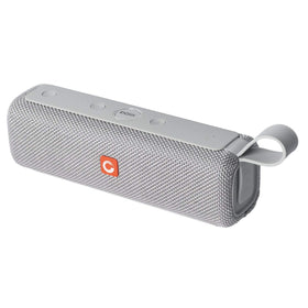 DOSS E-go II front view showing speakers and brand for clear audio benefit