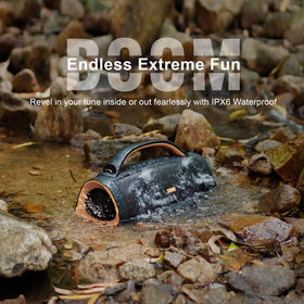 DOSS Extreme Boom+ IPX6 waterproof design suitable for poolside use