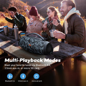 DOSS Extreme Boom Pro D200 PartySync mode for wireless multi-speaker playback