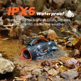 DOSS Extreme Boom Pro IPX6 water resistance suitable for rain and splashes