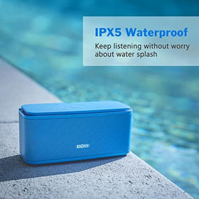 DOSS SoundBox Touch driver close-up revealing dual drivers and clearer sound