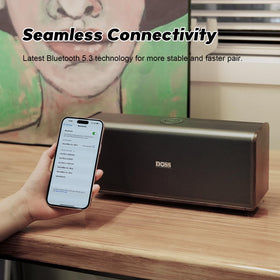 DOSS SoundBox Ultra control panel and connection ports