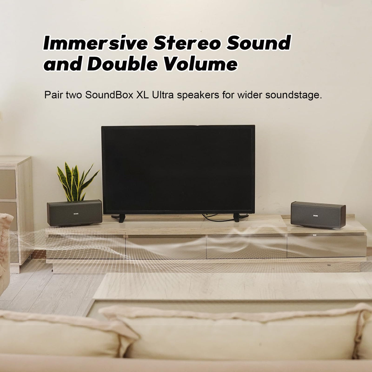 DOSS SoundBox Ultra metal-shell aesthetic with modern styling