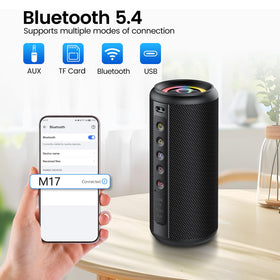 dotn M17 dual speakers provide immersive stereo when paired.