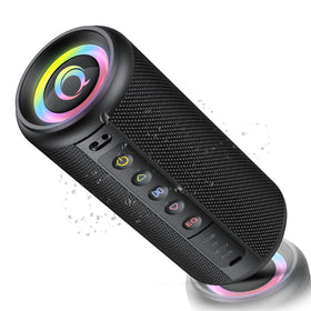 dotn M17 front view showing speaker drivers and branding, clear sound projection