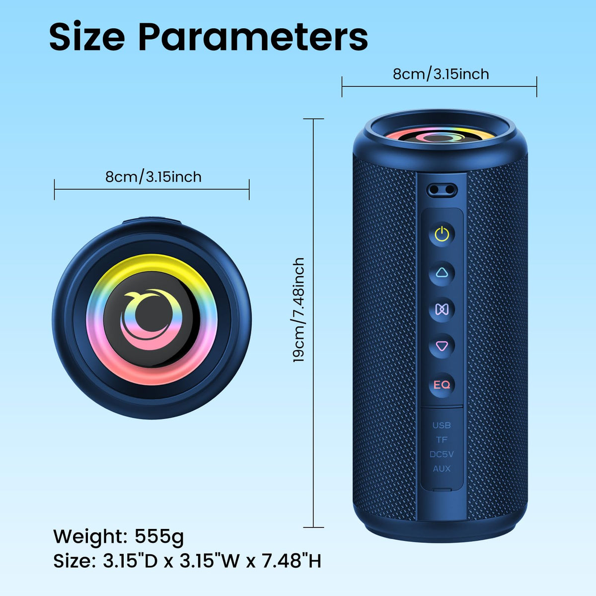 Dotn M17 is compact and easy to carry for outdoor adventures