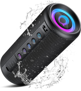 dotn M17 portable speaker front view for bold, immersive outdoor sound.