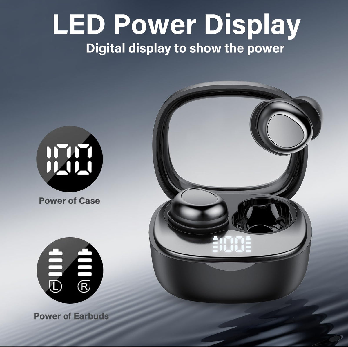 Doubc earbuds in bedroom at night showing sleep use and quiet environment benefit