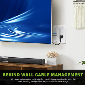 doufuhua living room installed kit creating a clean TV wall benefit