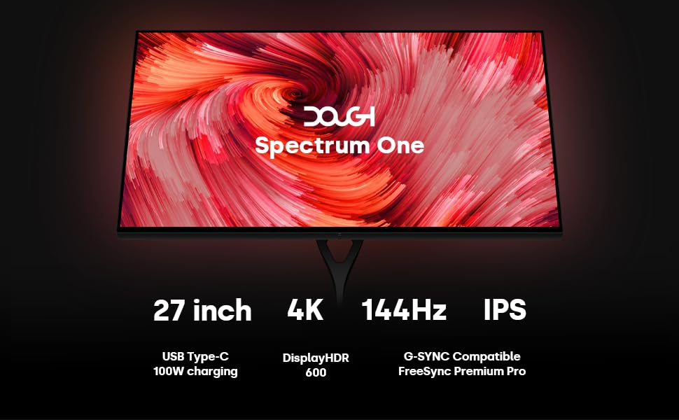DOUGH Spectrum One 27-Inch FreeSync Premium Pro for smooth gameplay