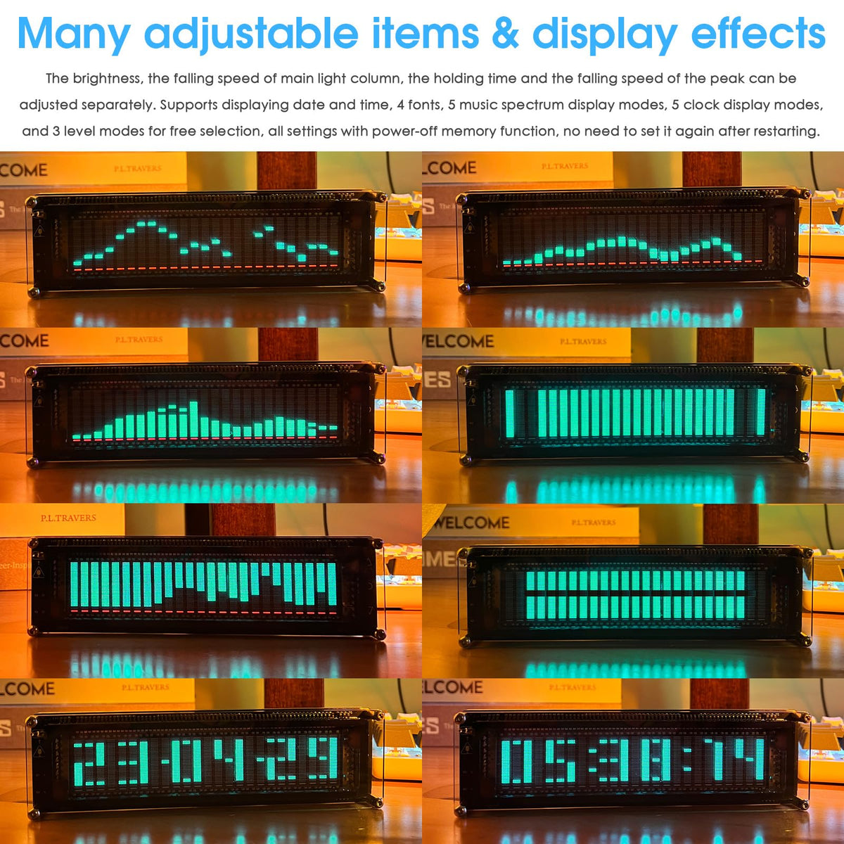 Douk Audio AK2515 next to smartphone showing compact scale and space-saving design