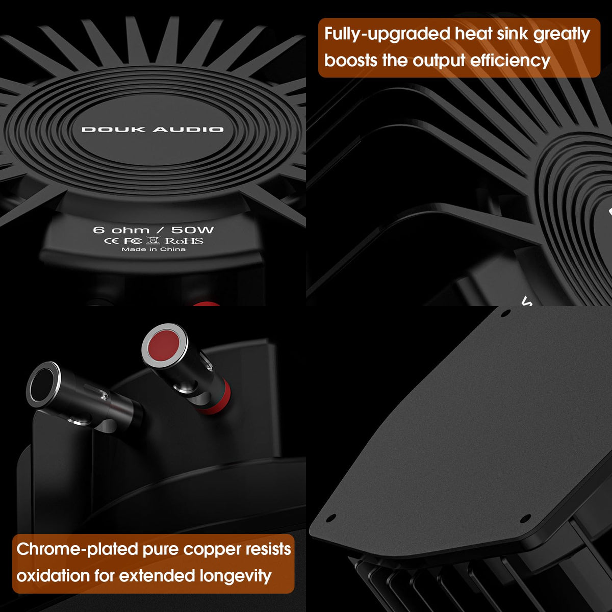 Douk Audio BS-1 heat sink upgrade improves efficiency and reliability.