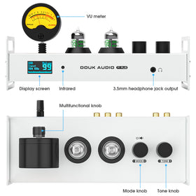 Douk Audio P1 Plus remote control for convenient adjustments