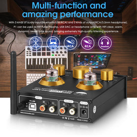 Douk Audio P1 USB DAC chip area illustrating 24bit/192k decoding