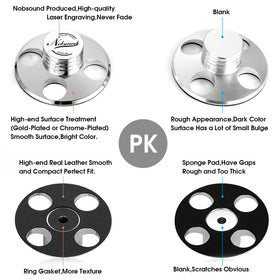 Douk Audio STB-01 gold-plated surface detail showcases corrosion resistance and style