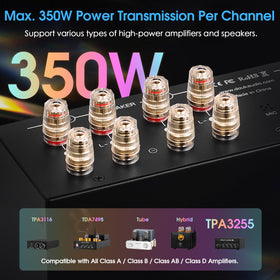 Douk Audio VU3 Pro 2in-2out switch enables quick comparisons.