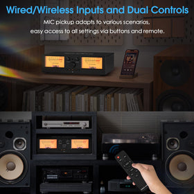 Douk Audio VU3 Pro backlight colors enhance visibility and ambience.