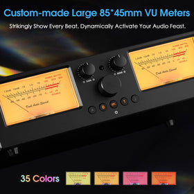 Douk Audio VU3 Pro remote control for convenient operation.