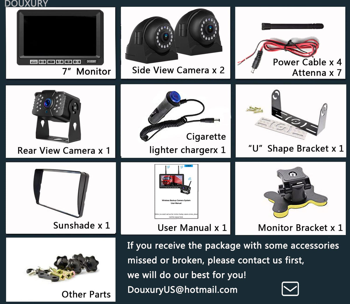 DOUXURY easy wiring setup reduces startup time and setup hassle.