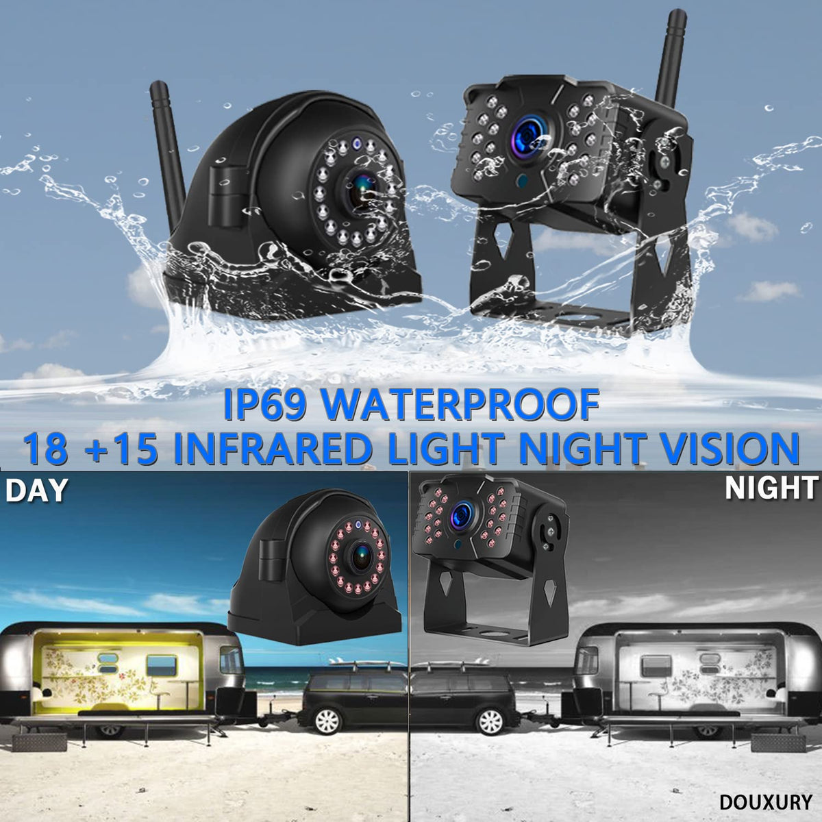 DOUXURY pre-wired adapter compatibility streamlines RV installation.