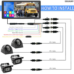 DOUXURY monitor supports mirror and flip images