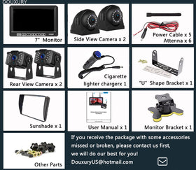 DOUXURY wide-temperature camera operates from -32°F to 187°F for harsh climates