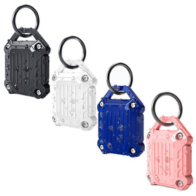 Dovick waterproof keychain holder Airtag case keeps Airtag dry in rain