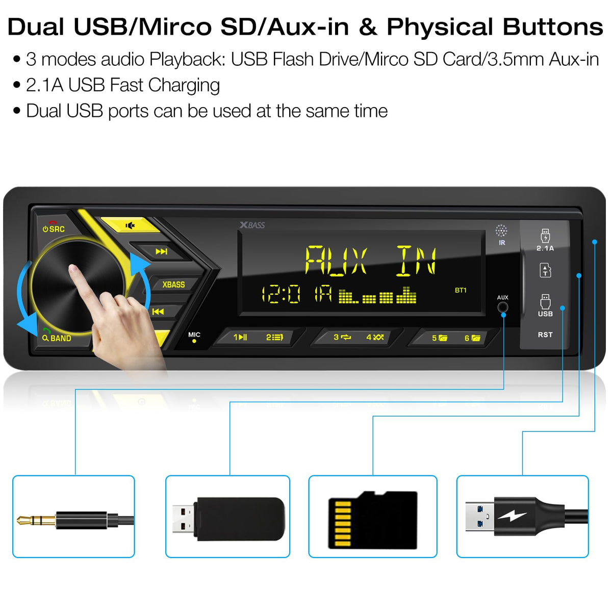 DOVOX app control view demonstrates wireless head unit management from smartphone