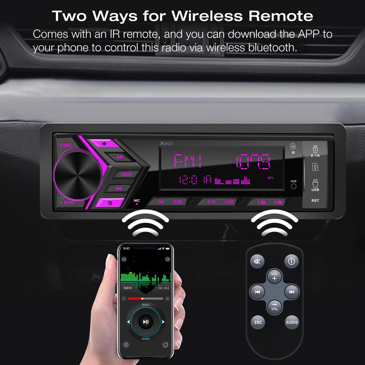 DOVOX RCA outputs illustrate multi-speaker setup for enhanced car audio