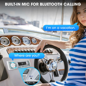 DOVOX close-up microphone and buttons for hands-free calling benefit