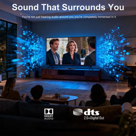 DpBlue 4K and 3D Blu-ray playback for rich libraries.