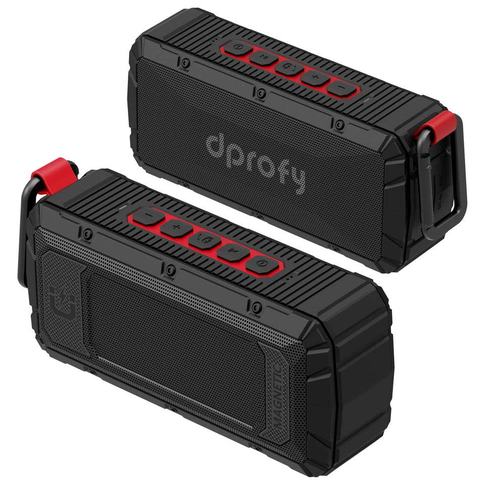 Dprofy golf speaker mounted magnetically for secure cart placement and clear audio