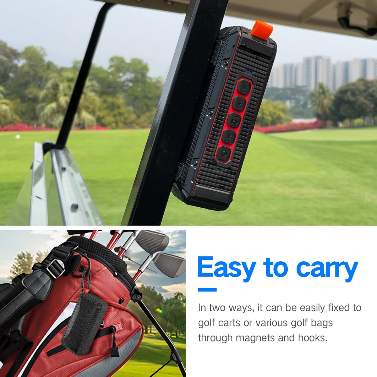 Dprofy IPX6 waterproof design withstands rain and splashes.