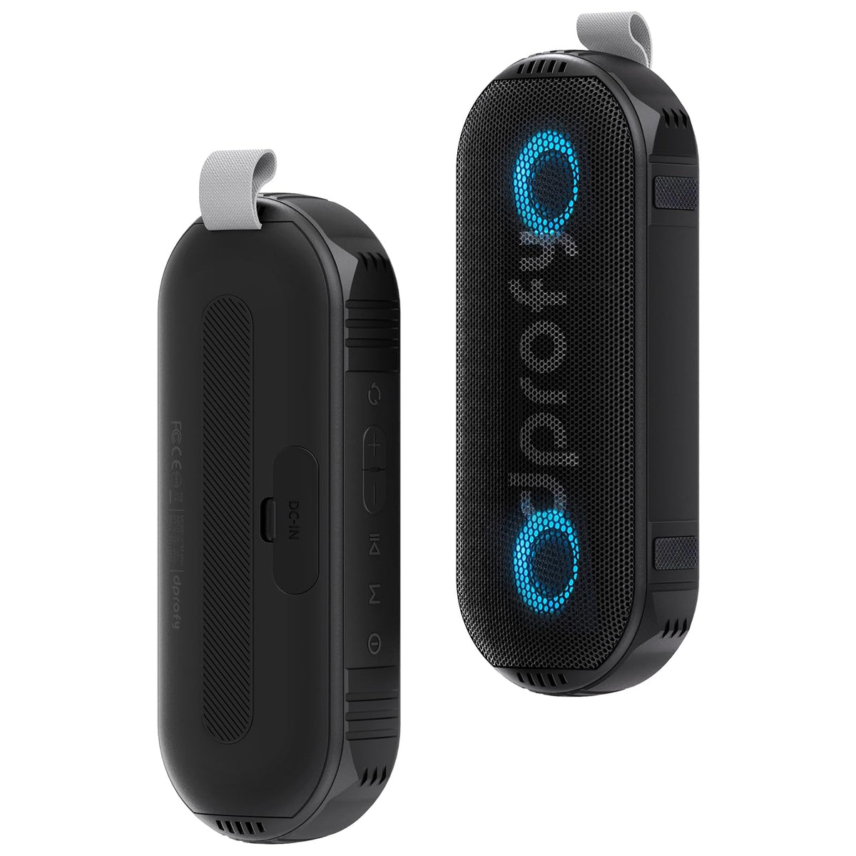 Dprofy New Play 2 golf speaker on cart delivers rich bass.