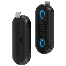 Dprofy New Play 2 golf speaker on cart delivers rich bass.