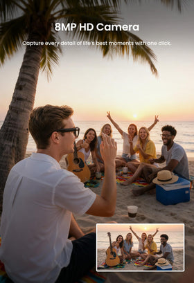 DPVR G1 voice-activated capture lets you photograph or record spontaneously.