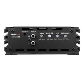 DR DOUBLE ROCK DR-1500.1 rear terminal panel for secure high-current wiring.